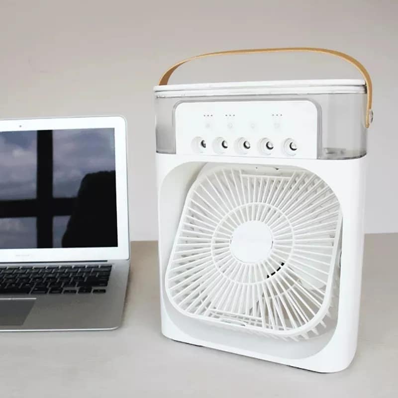 Multifunction Water Spray Mist Fan Air Cooler fan USB Electric Fan Portable Fan