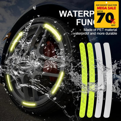Reflective Rim Sticker & Luminous Valve Cap