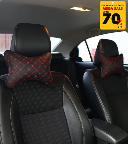 2 PCS Car Seat Neck Pillow
