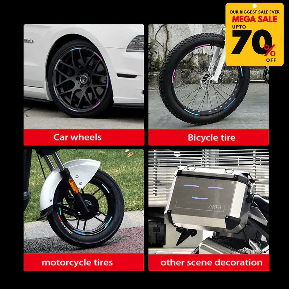 Laser Reflective Rim Stickers
