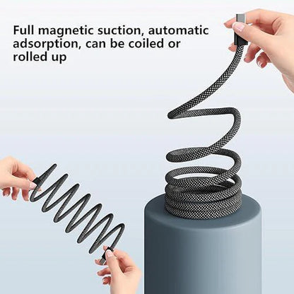 Braided Magnetic 66W Charging Cable