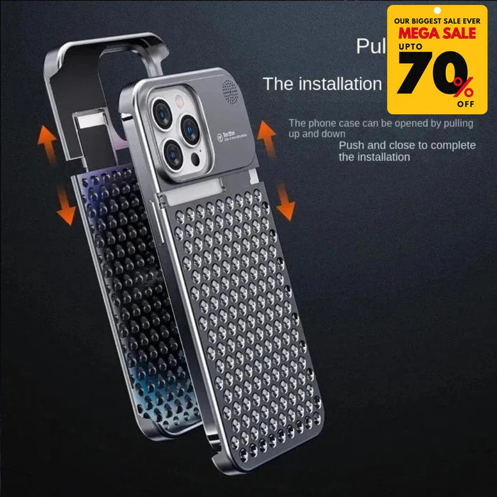 ALPHA Hybrid Metal Mesh iPhone Case