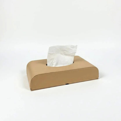 Premium PU Leather Tissue Box