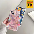 Flower Pattern iPhone Case - Pink