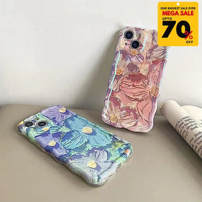 Flower Pattern iPhone Case - Pink