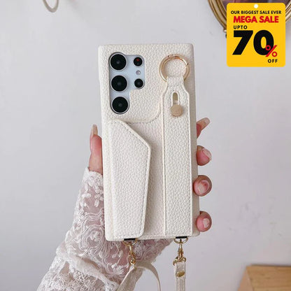 Faux Leather Crossbody Phone Case