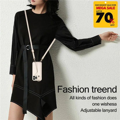 Faux Leather Crossbody Phone Case