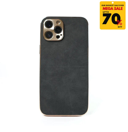 Suede Leather iPhone Case