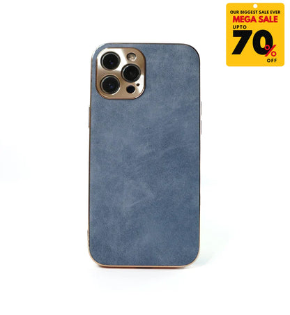 Suede Leather iPhone Case