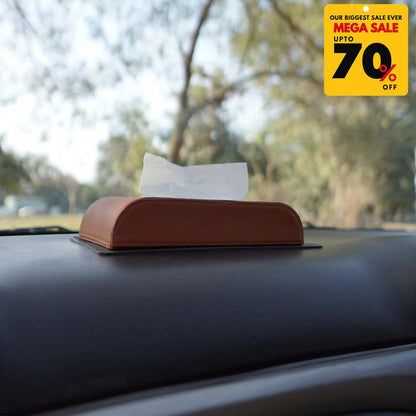 Premium PU Leather Tissue Box