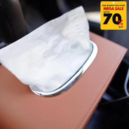 Premium PU Leather Tissue Box