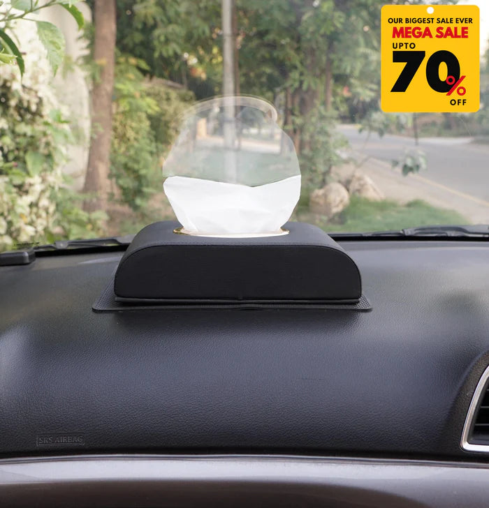 Premium PU Leather Tissue Box