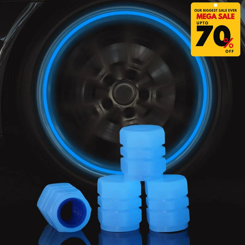 Reflective Rim Sticker & Luminous Valve Cap