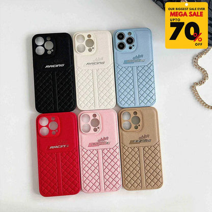 Pattern Leather iPhone Case