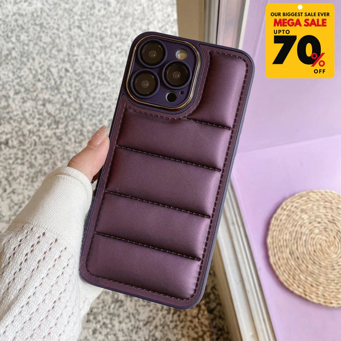 Golden Lens Puffer iPhone Case