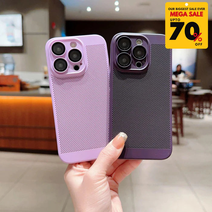 Luxury Breathable Mesh Phone Case