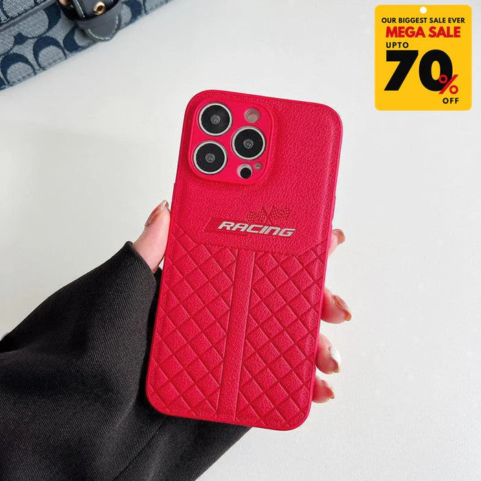 Pattern Leather iPhone Case