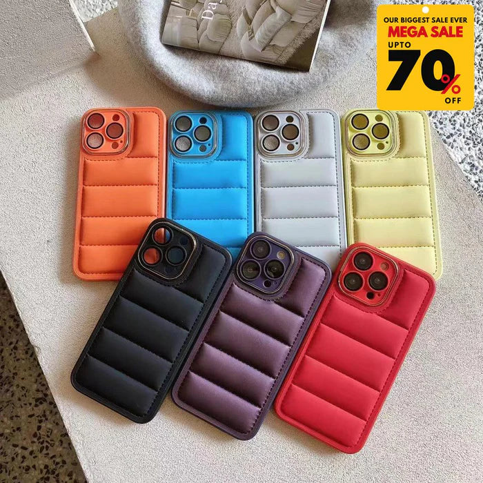 Golden Lens Puffer iPhone Case