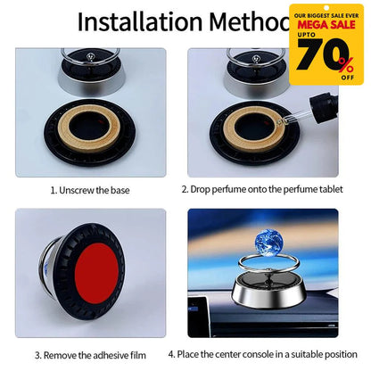 Revolving Planet Solar Car Air Freshener