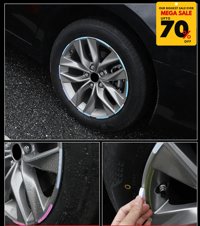 Laser Reflective Rim Stickers