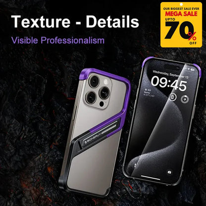 Rimless Z-Shaped Ultra Thin iPhone Case With Stand