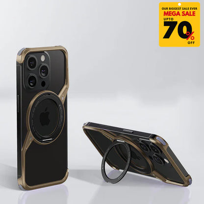 UltraThin Z-Shaped iPhone Case With Rotatable Ring Stand