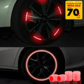 Reflective Rim Sticker & Luminous Valve Cap