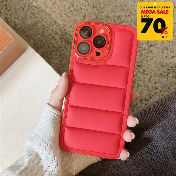 Golden Lens Puffer iPhone Case