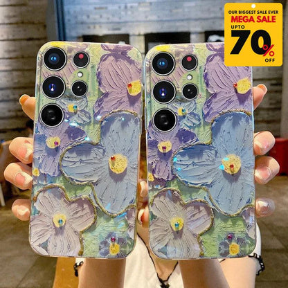 Floral Design Silicone Phone Case